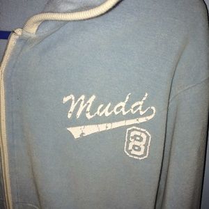 Mudd cropped zipup hoodie